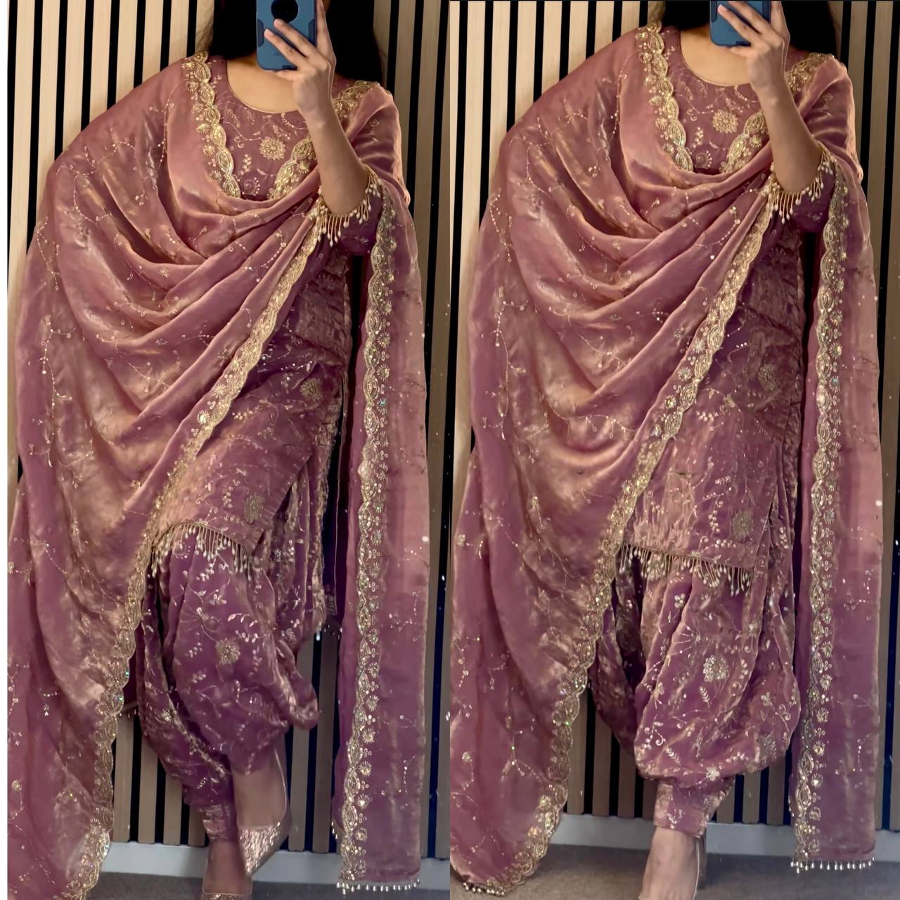 The Regal Rose Sequined Salwar Suit
